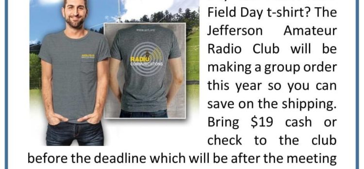 Field Day 2019 Shirts Order